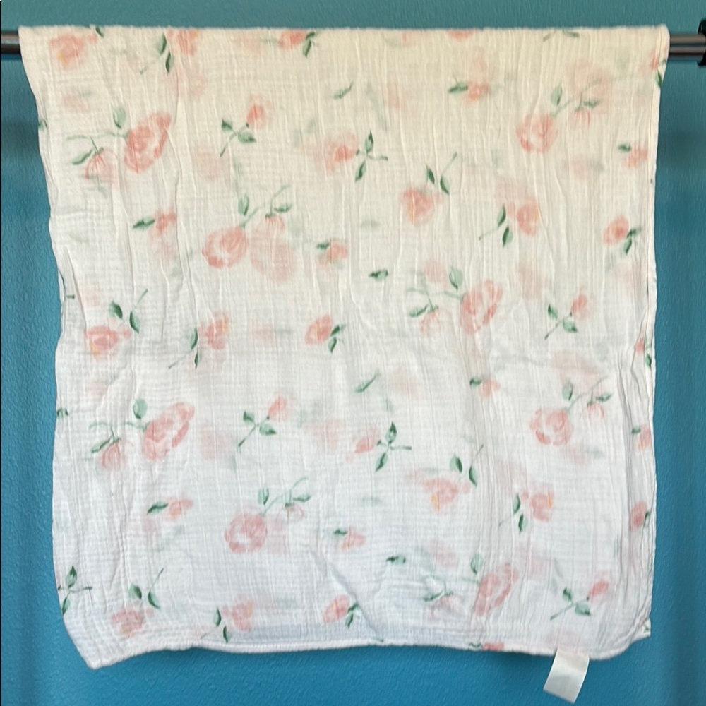 Floral Muslin Blanket